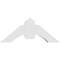 Ekena Millwork Archdale Architectural Grade PVC Gable Bracket, 36"W x 15"H x 6"D x 6"F, 10/12 Pitch GBP036X15X0606ARC00 - alternate 4